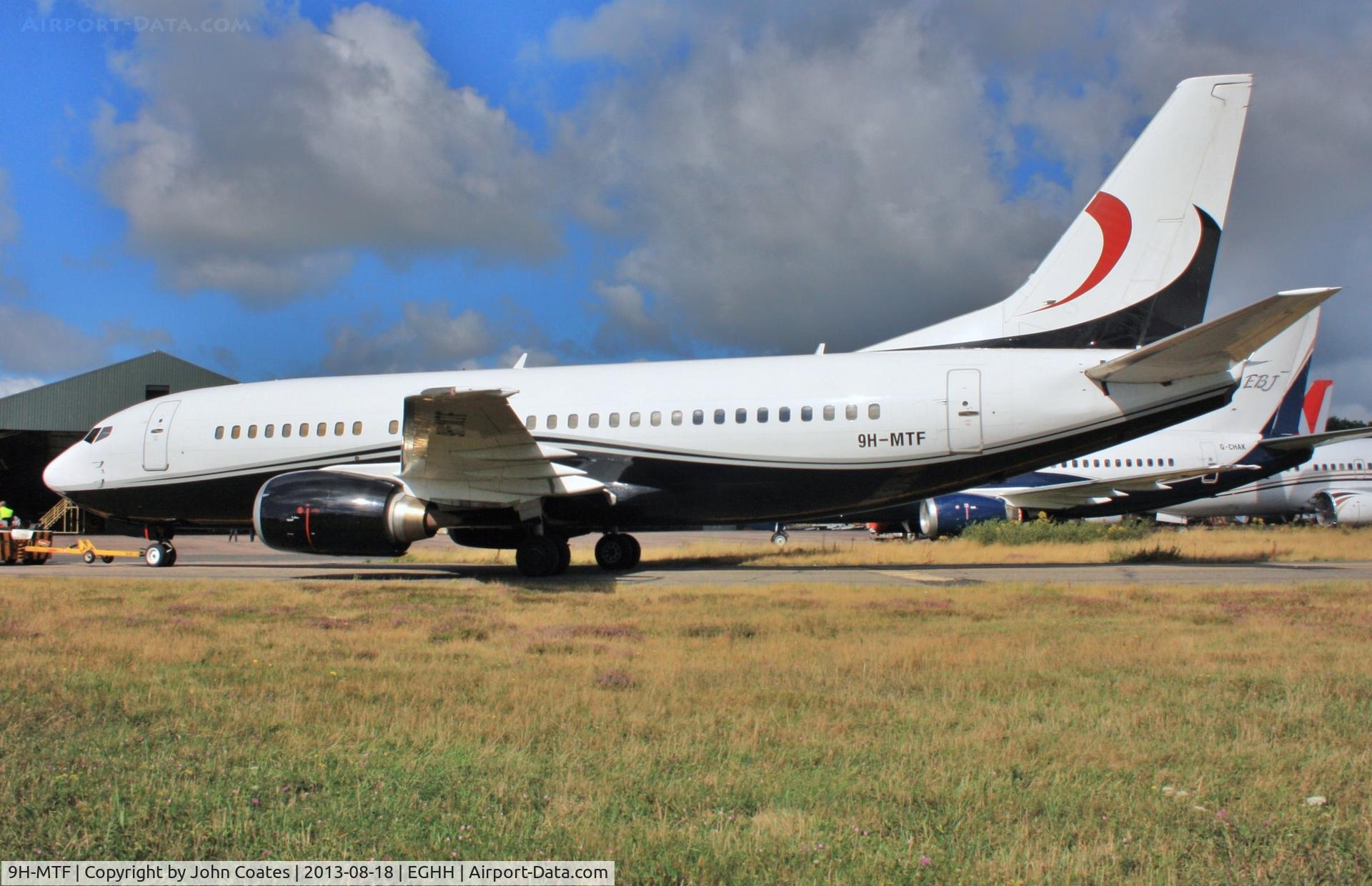 9H-MTF, 1987 Boeing 737-329 C/N 23774, ex SX-MTF now without titles at European Avtn.