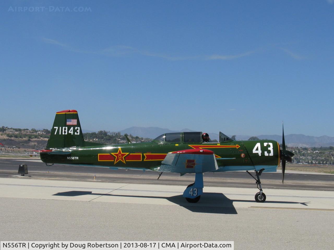 N556TR, 1968 Nanchang CJ-6A C/N 2432060, 1968 Nanchang China CJ-6A, Vedeneev (Ivchenko) M-14P 360 hp upgrade, Oshkosh multiple award winner, taxi back
