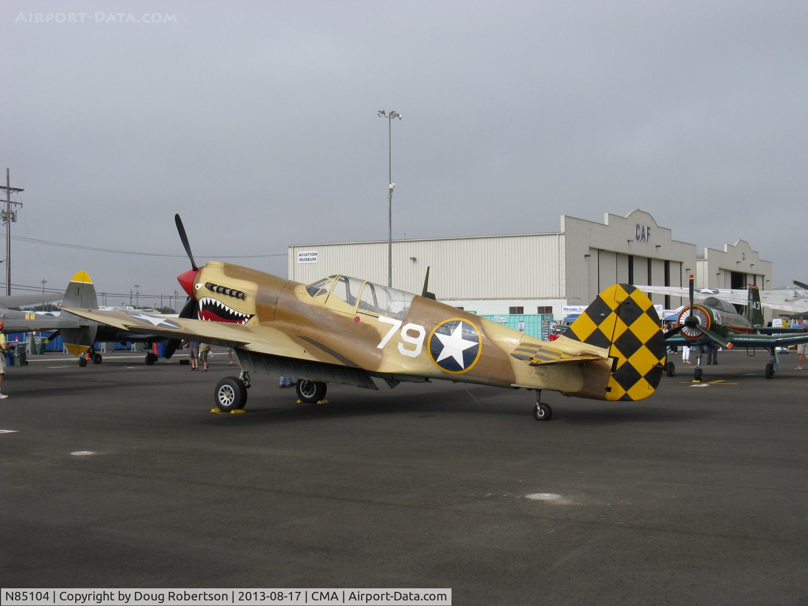 N85104, Curtiss P-40N-5CU Kittyhawk C/N 28954/F858, Curtiss-Wright/Maloney P-40N KITTYHAWK IV, Allison V-1710-81 1,360 Hp, Limited class