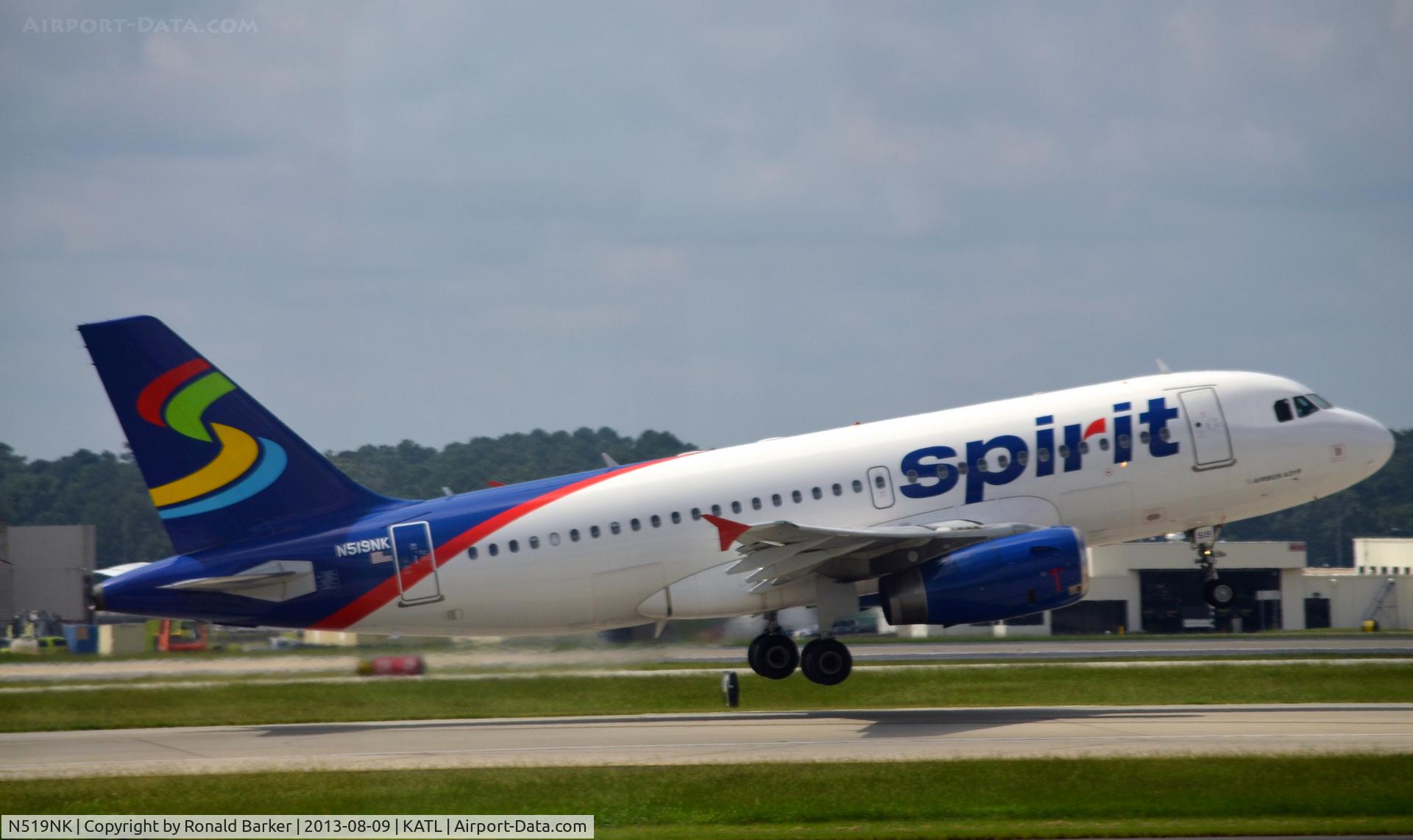 N519NK, 2006 Airbus A319-132 C/N 2723, Takeoff Atlanta
