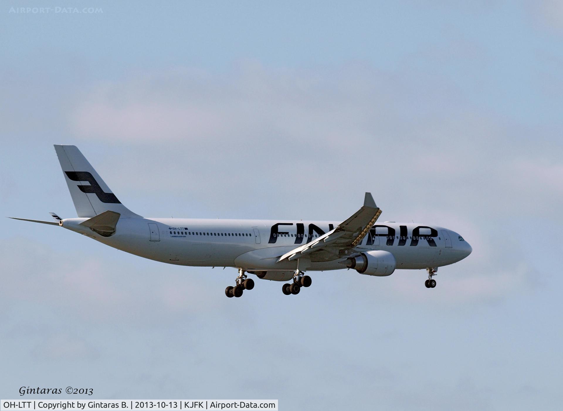 OH-LTT, 2010 Airbus A330-302X C/N 1088, Going to a landing @ 4R @ JFK