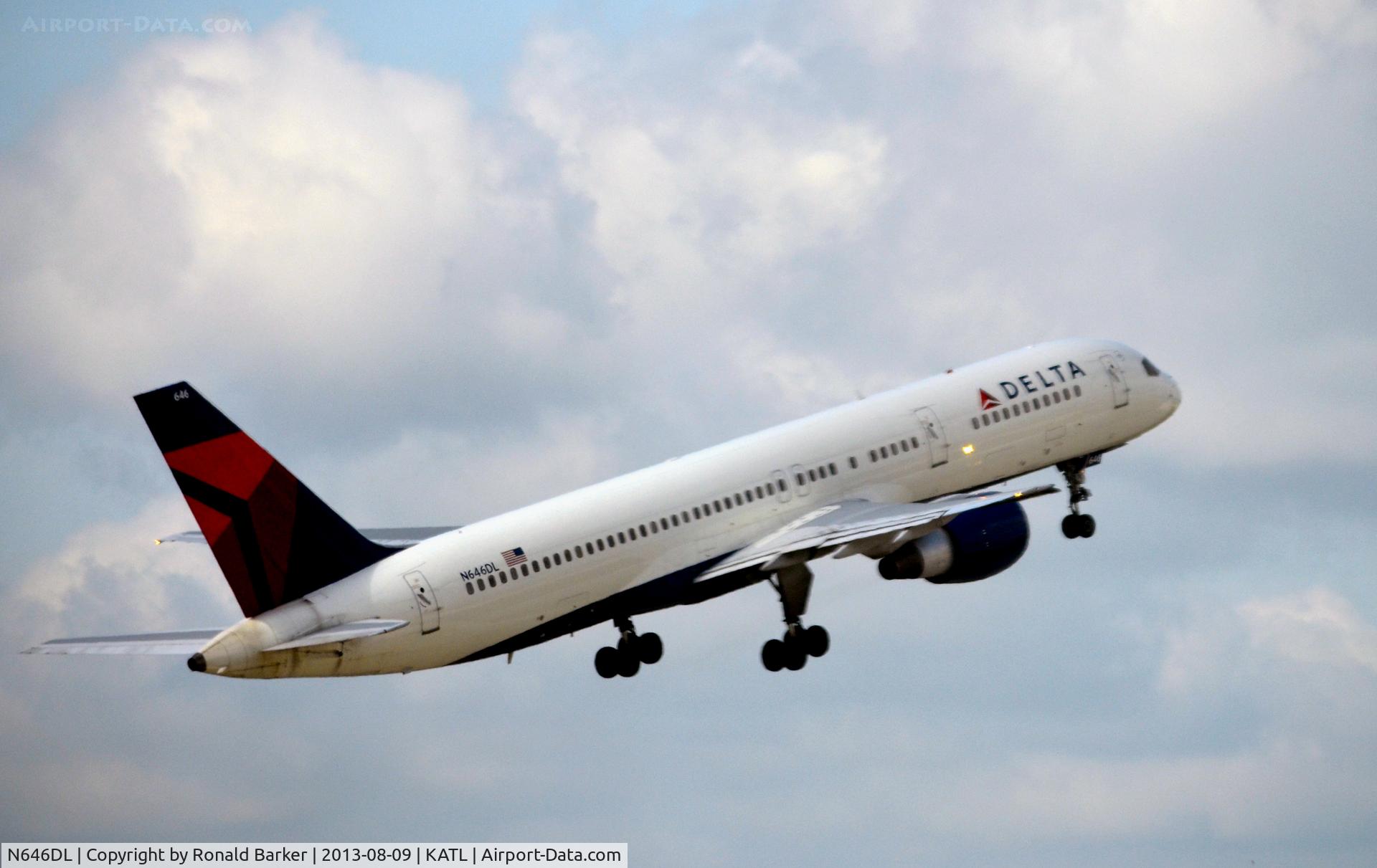 N646DL, 1989 Boeing 757-232 C/N 24217, Departure Atlanta