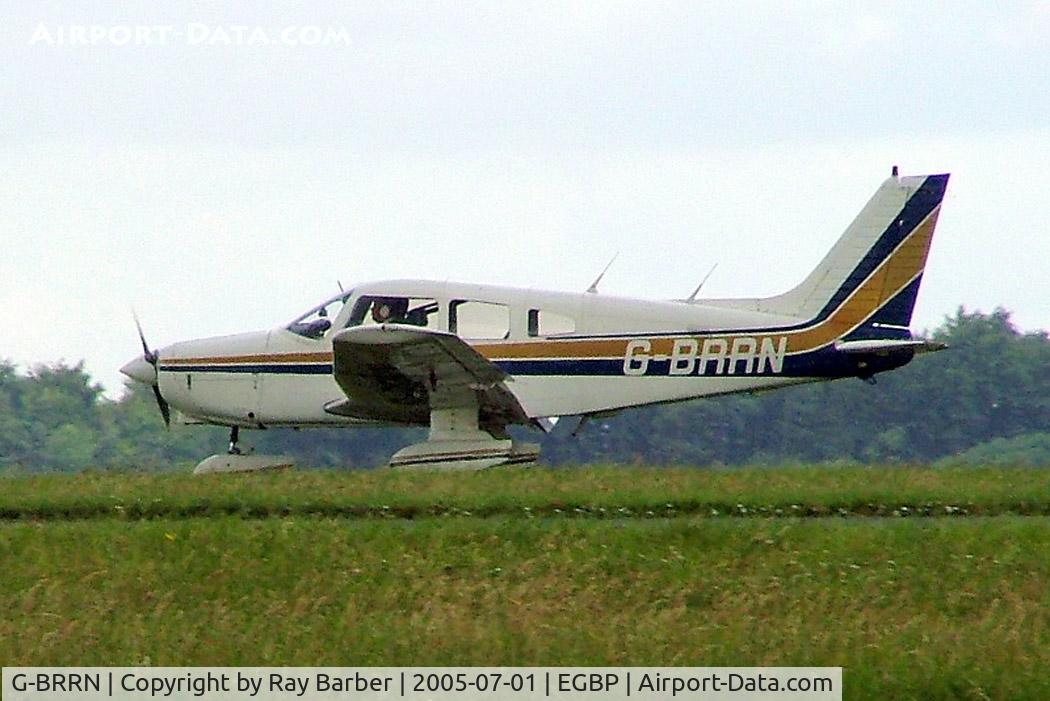 G-BRRN, 1982 Piper PA-28-161 Cherokee Warrior II C/N 28-8216043, Piper PA-28-161 Warrior II [28-8216043] Kemble~G 01/07/2005