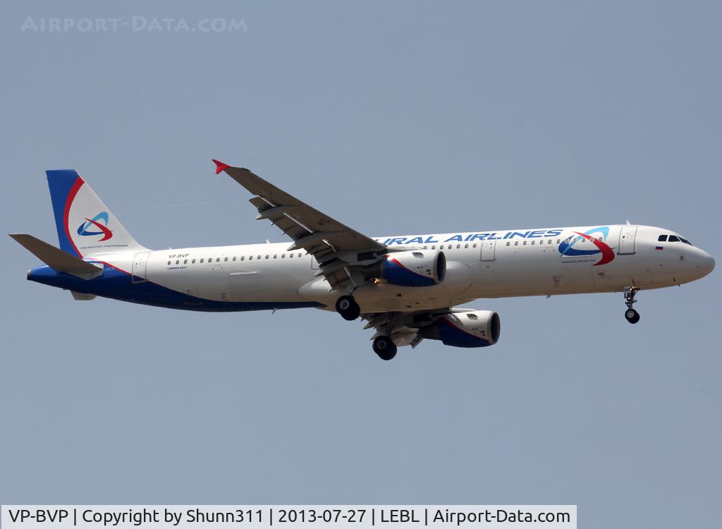 VP-BVP, 2006 Airbus A321-211 C/N 2707, Landing rwy 07L