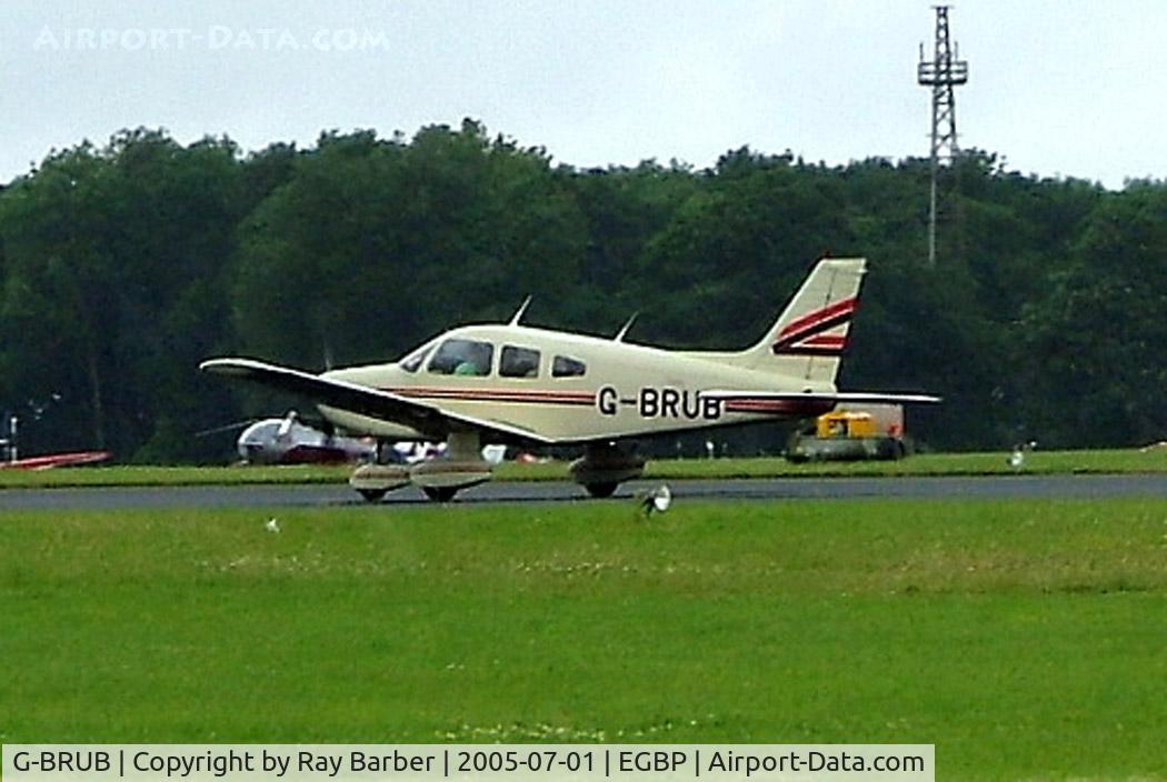 G-BRUB, 1981 Piper PA-28-161 Warrior II C/N 28-8116177, Piper PA-28-161 Warrior II [28-8116177] Kemble~G 01/07/2005