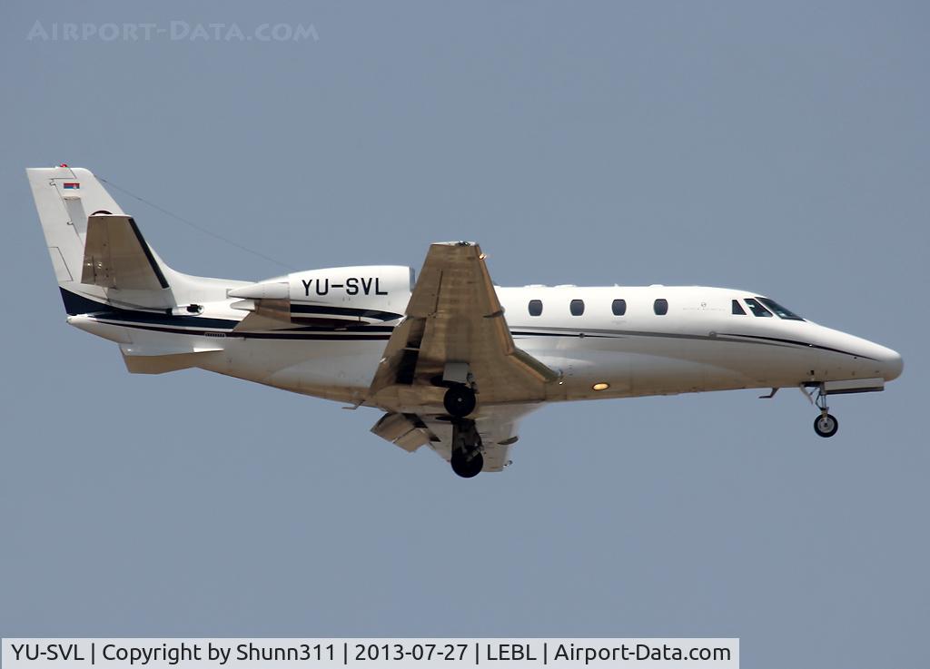 YU-SVL, 2008 Cessna 560XL Citation XLS C/N 560-5772, Landing rwy 07L