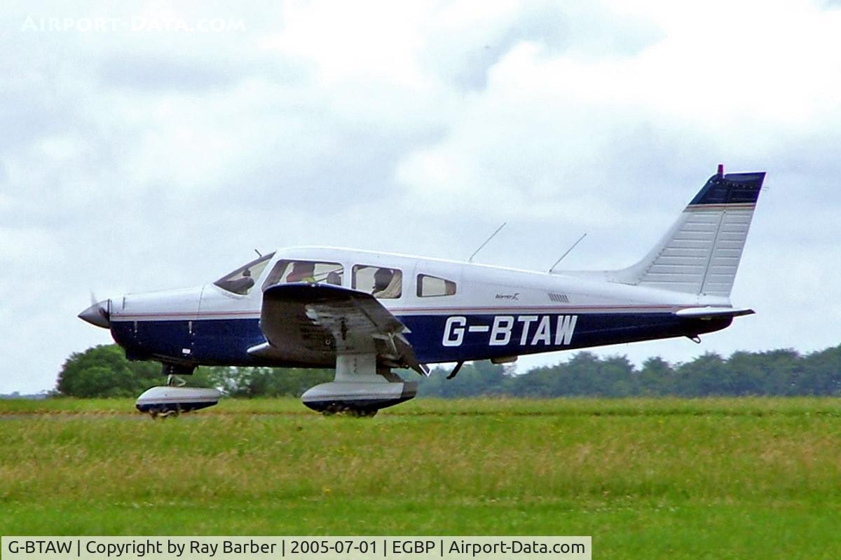 G-BTAW, 1986 Piper PA-28-161 C/N 28-8616031, Piper PA-28-161 Warrior II [28-8616031] Kemble~G 01/07/2005