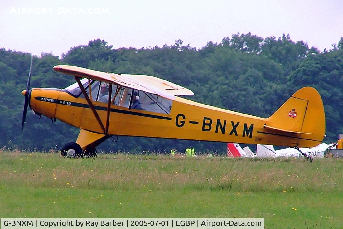 G-BNXM, 1954 Piper L-21B Super Cub (PA-18-135) C/N 18-4019, Piper L-21B-135 Super Cub [18-4019] Kemble~G 01/07/2005
