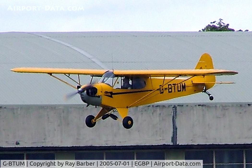 G-BTUM, 1946 Piper J3C-65 Cub Cub C/N 19516, Piper J-3C-65 Cub [19516] Kemble~G 01/07/2005