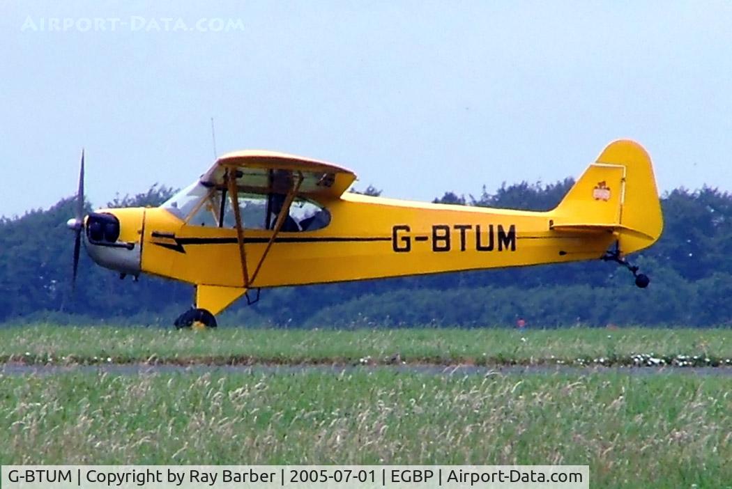 G-BTUM, 1946 Piper J3C-65 Cub Cub C/N 19516, Piper J-3C-65 Cub [19516] Kemble~G 01/07/2005