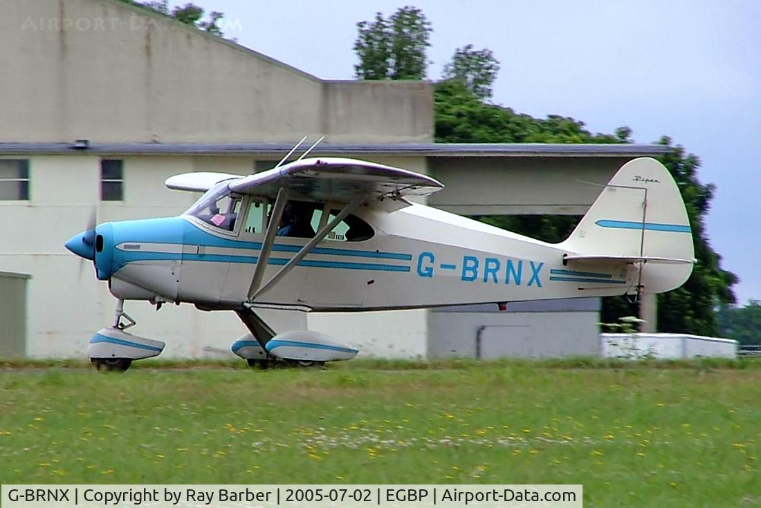 G-BRNX, 1955 Piper PA-22-150 Caribbean C/N 22-2945, Piper PA-22-150 Tri Pacer [22-2945] Kemble~G 02/07/2005