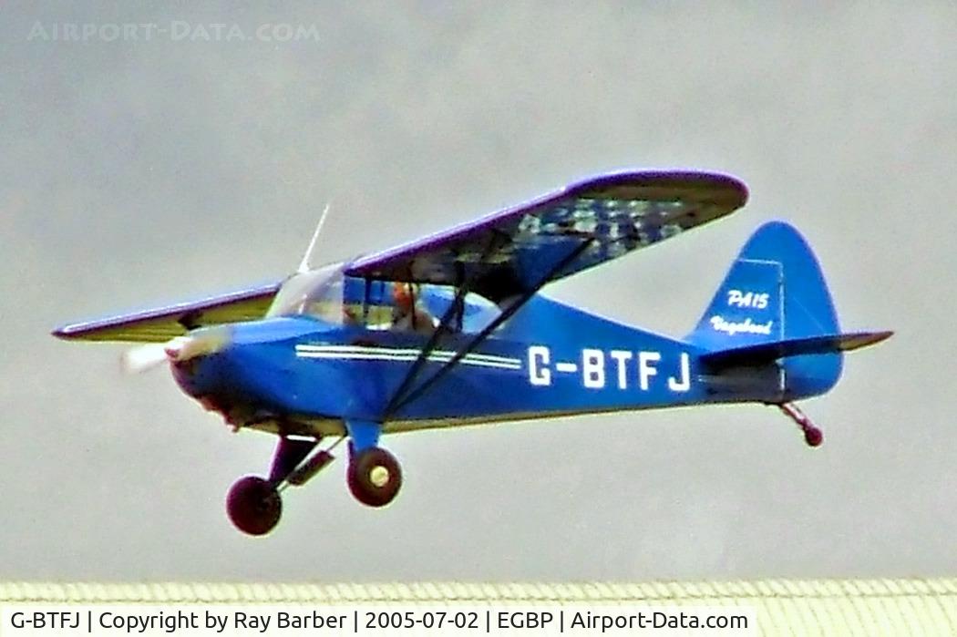 G-BTFJ, 1948 Piper PA-15 Vagabond Vagabond C/N 15-159, Piper PA-15 Vagabond [15-159] Kemble~G 02/07/2005