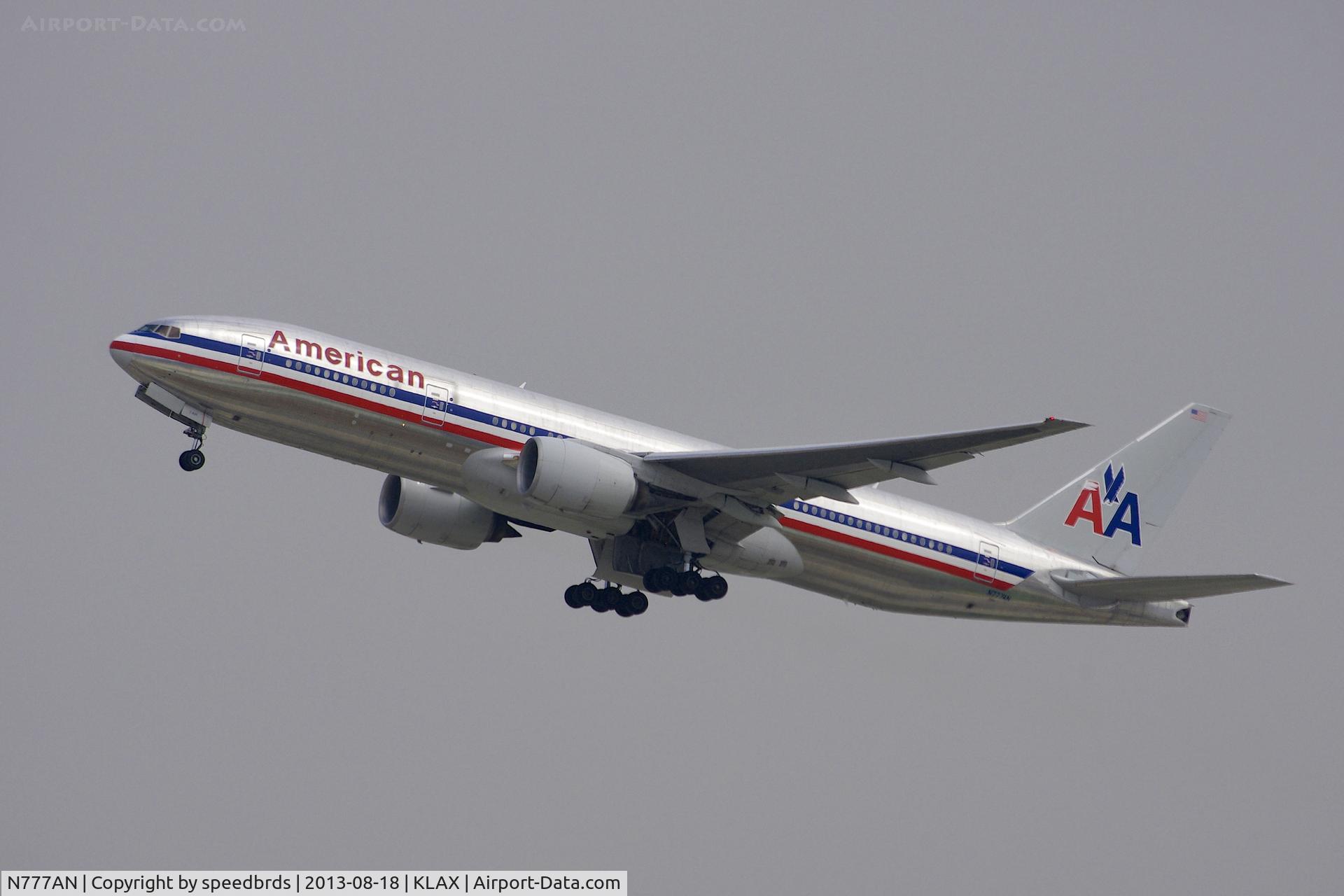 N777AN, 1999 Boeing 777-223 C/N 29585, American Airlines 777-200