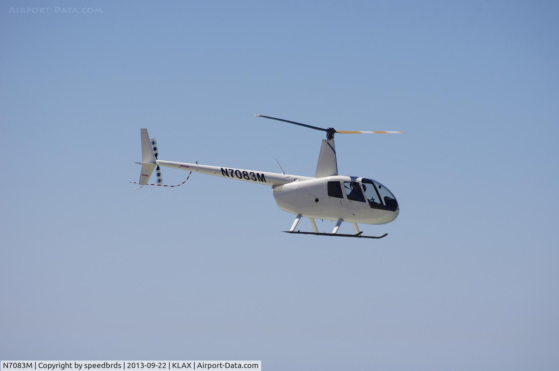 N7083M, Cessna 175 Skylark C/N 55383, Taken from Dockweiler Beach