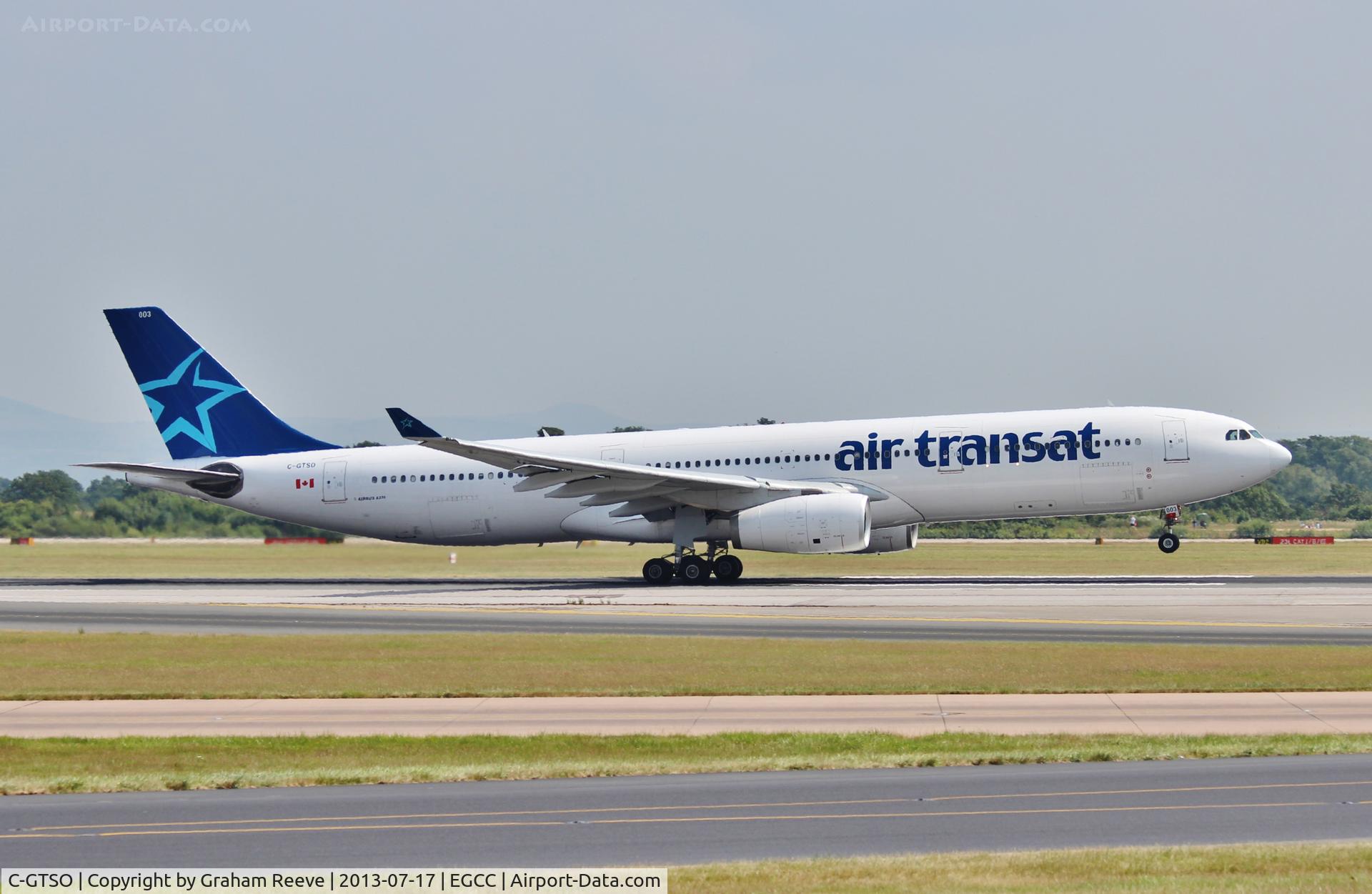 C-GTSO, Airbus A330-342 C/N 132, Just getting airbourne.