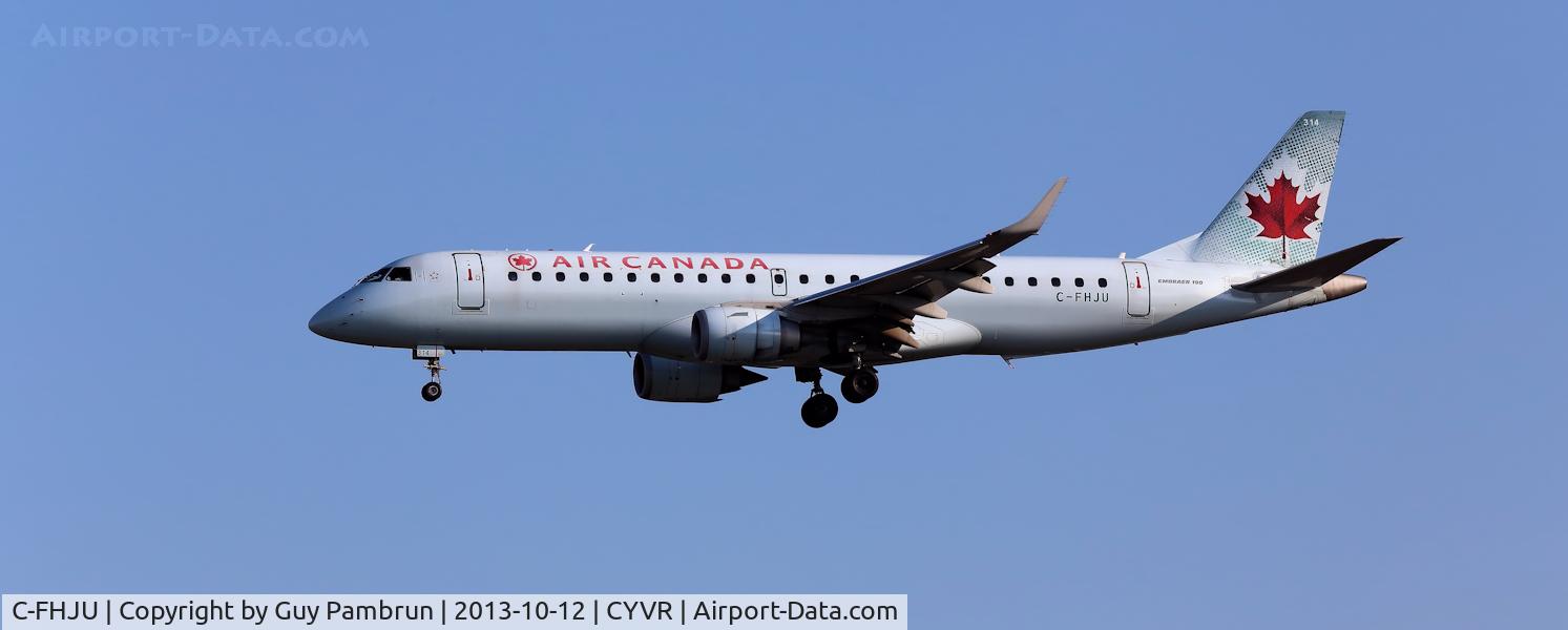 C-FHJU, 2006 Embraer 190AR (ERJ-190-100IGW) C/N 19000044, Landing