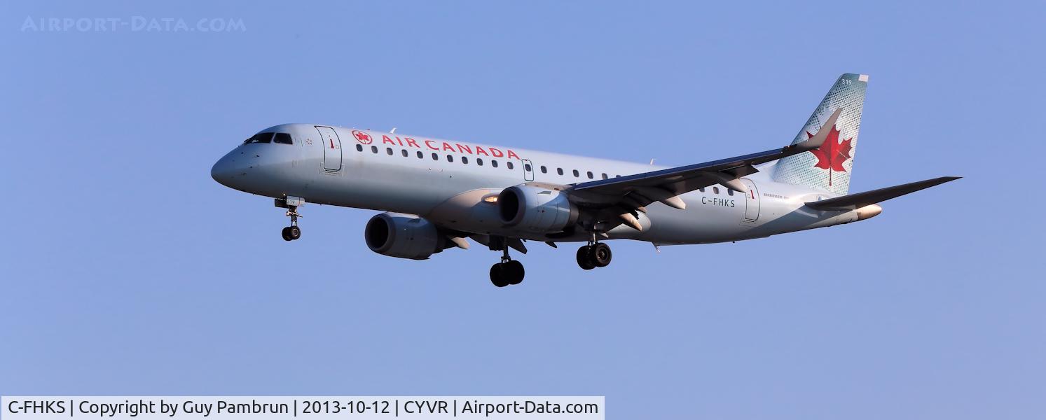 C-FHKS, 2007 Embraer 190AR (ERJ-190-100IGW) C/N 19000064, Landing