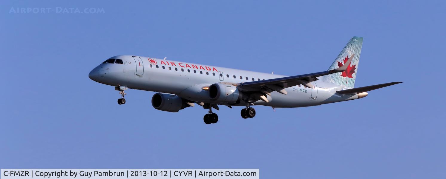 C-FMZR, 2007 Embraer 190AR (ERJ-190-100IGW) C/N 19000116, Landing