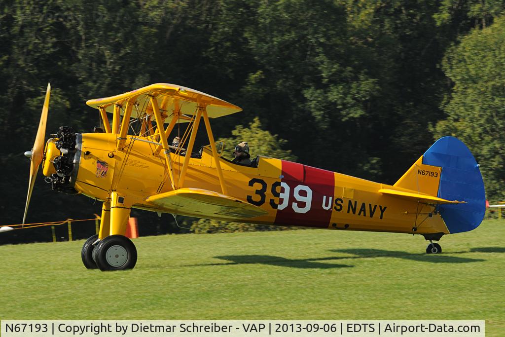 N67193, 1942 Boeing E75 (N2S-5) C/N 75-8116, Boeing Stearman