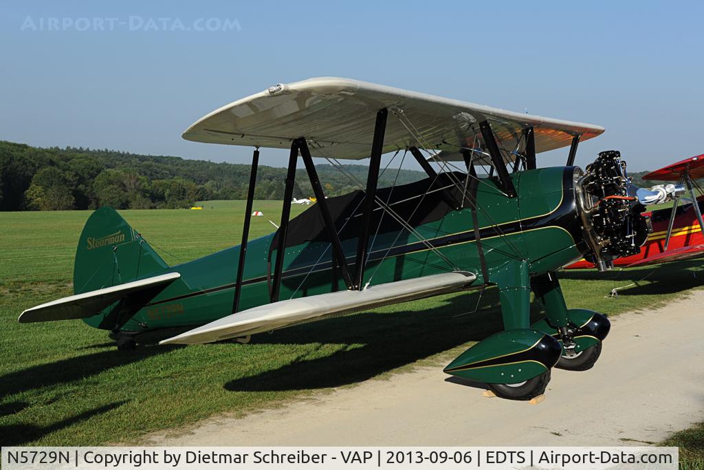 N5729N, 1943 Boeing E75 C/N 75-8232, Boeing Stearman