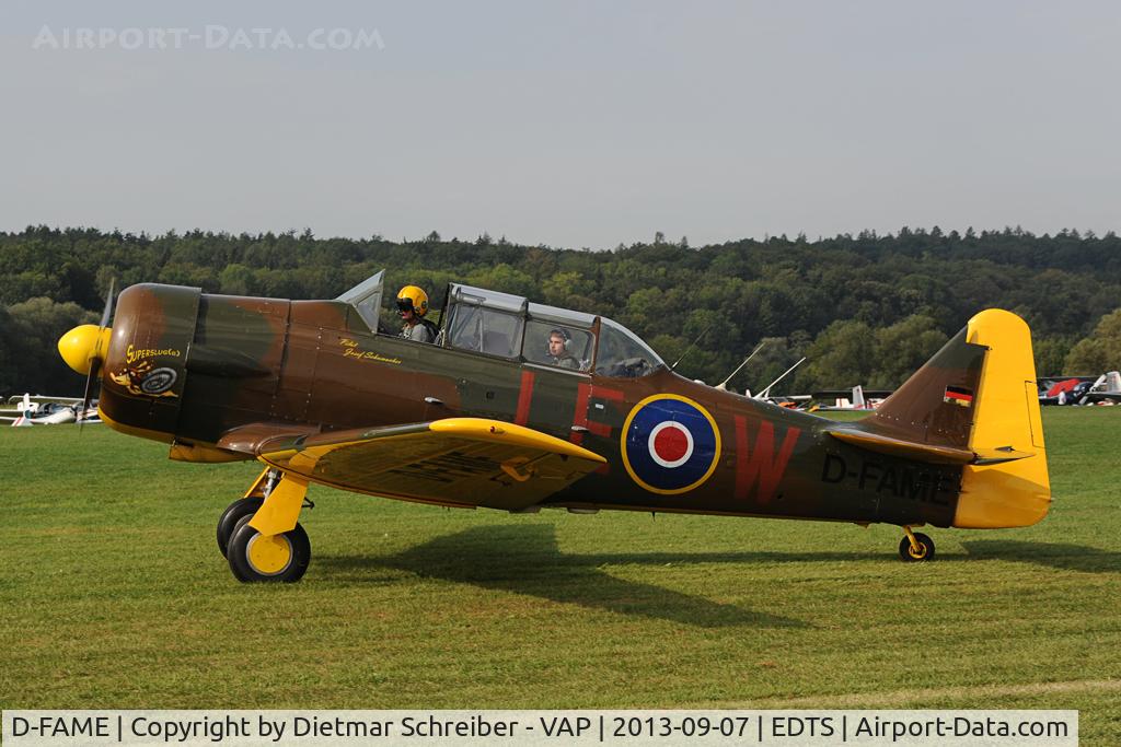 D-FAME, 1952 Canadian Car & Foundry T-6 Harvard Mk.4 C/N CCF4-77, Havard