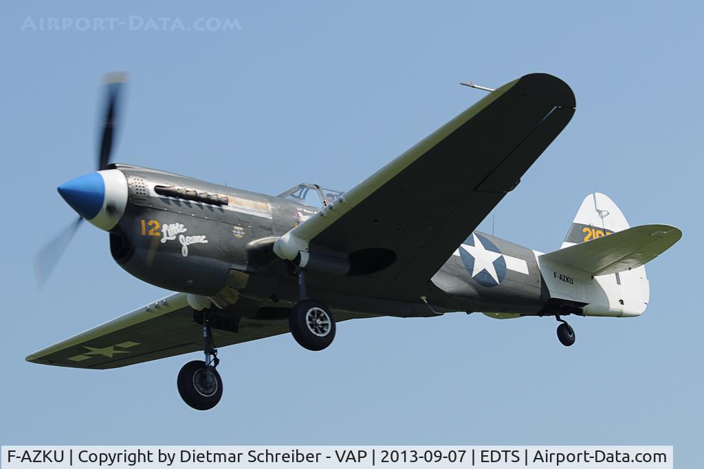 F-AZKU, 1942 Curtiss P-40N Warhawk C/N 29677, Curtiss P40 Warhawk