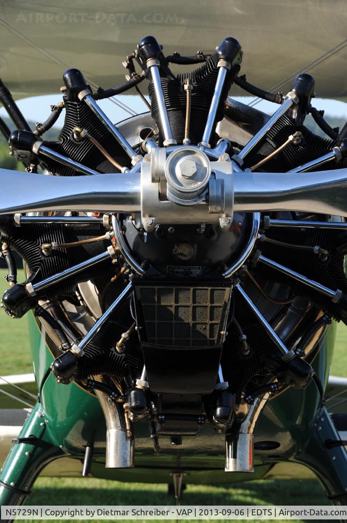 N5729N, 1943 Boeing E75 C/N 75-8232, Boeing stearman