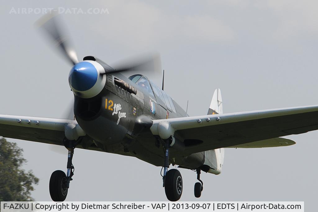 F-AZKU, 1942 Curtiss P-40N Warhawk C/N 29677, Curtiss P40 Warhawk