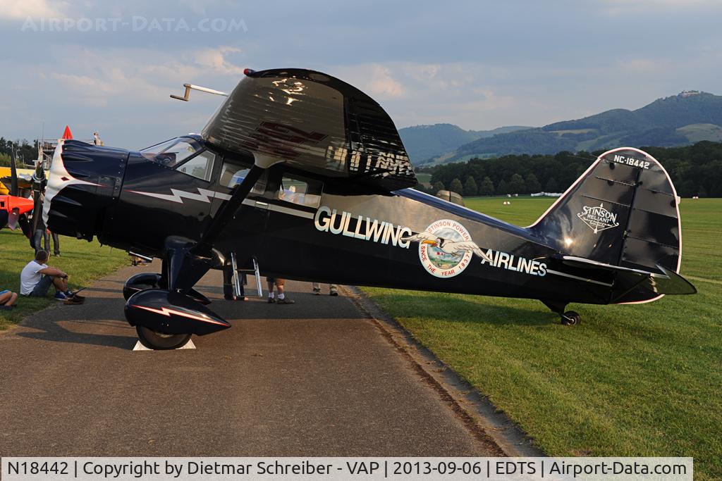 N18442, 1937 Stinson SR-9C Reliant C/N 5354, Stinson SR9