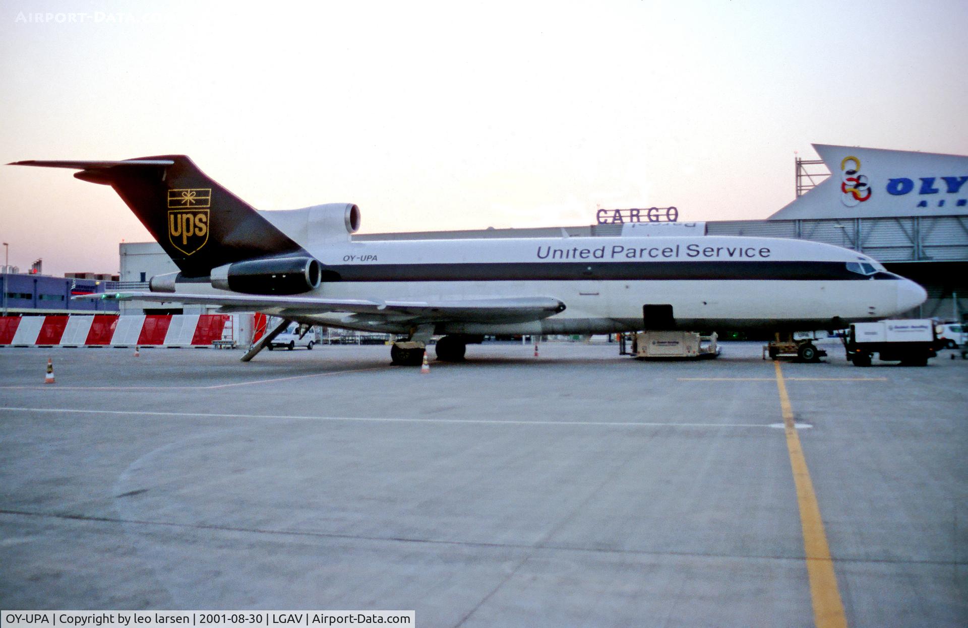 OY-UPA, 1967 Boeing 727-31C C/N 19233, Athens 30.8.01