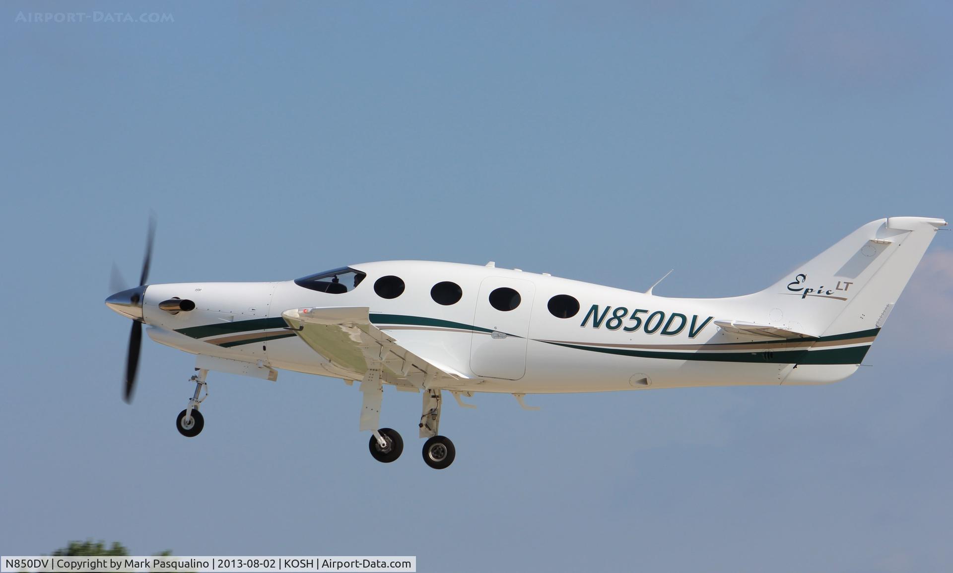 N850DV, 2011 AIR Epic LT C/N 031, Epic LT