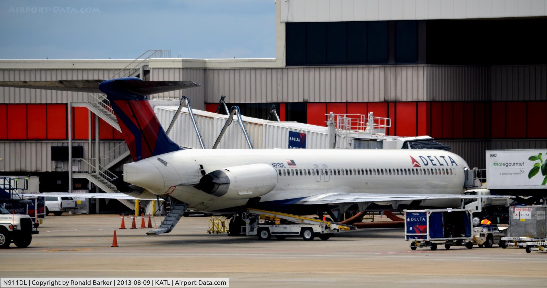 N911DL, 1987 McDonnell Douglas MD-88 C/N 49542, Atlanta