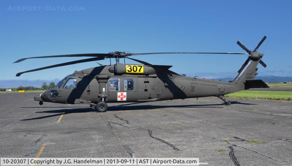 10-20307, 2010 Sikorsky HH-60M Black Hawk C/N Not found 10-20307, At Astoria OR.