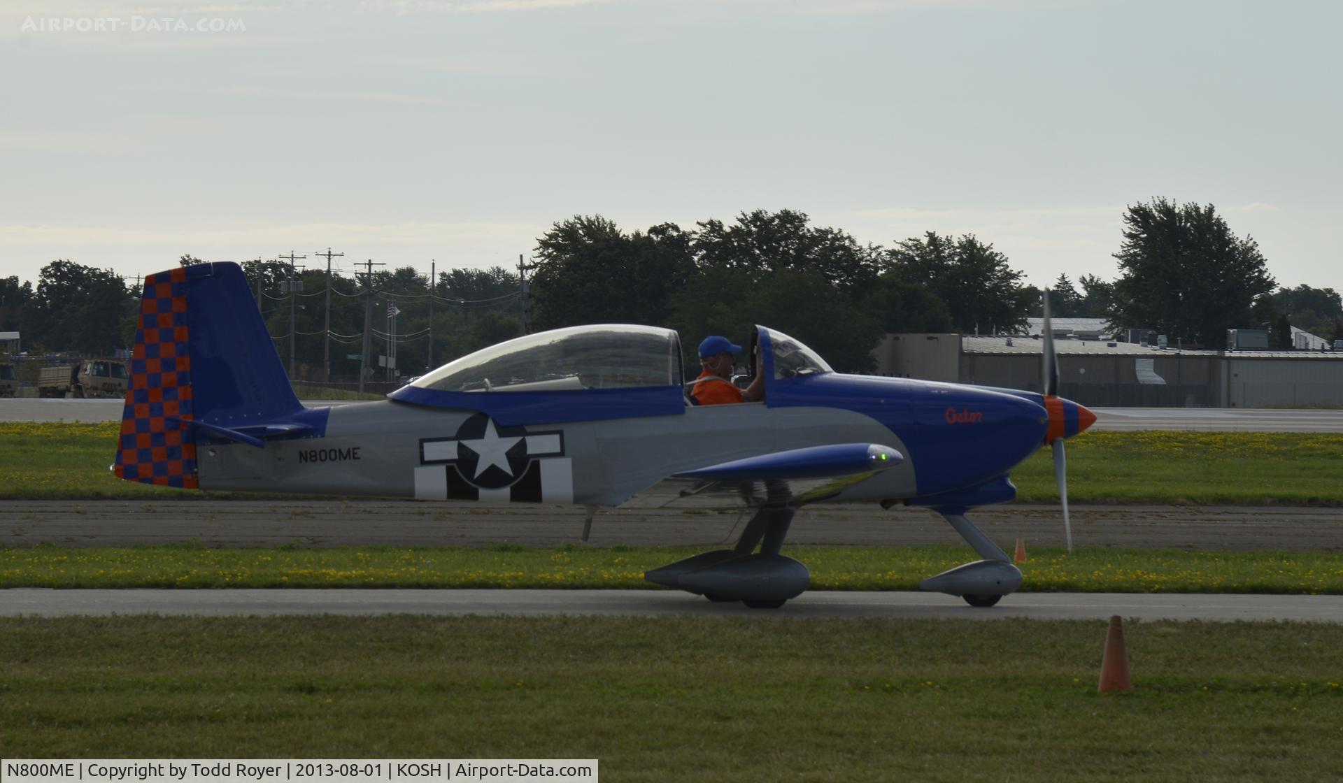 N800ME, 2012 Vans RV-8A C/N 82748, Airventure 2013