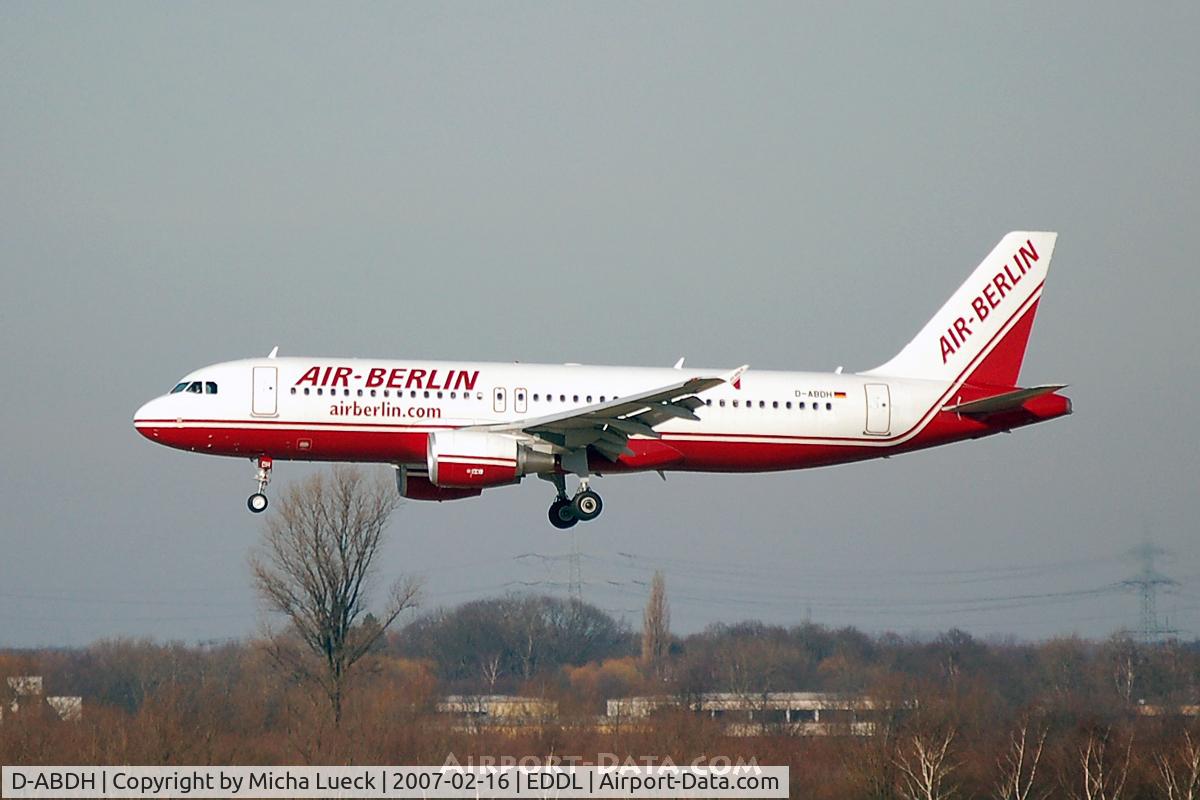 D-ABDH, 2006 Airbus A320-214 C/N 2846, At Düsseldorf
