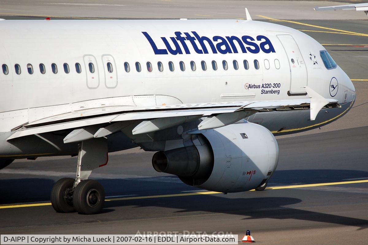 D-AIPP, 1990 Airbus A320-211 C/N 110, At Düsseldorf