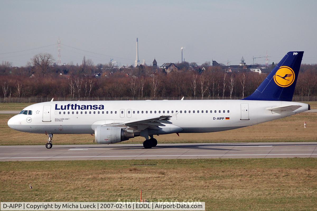 D-AIPP, 1990 Airbus A320-211 C/N 110, At Düsseldorf