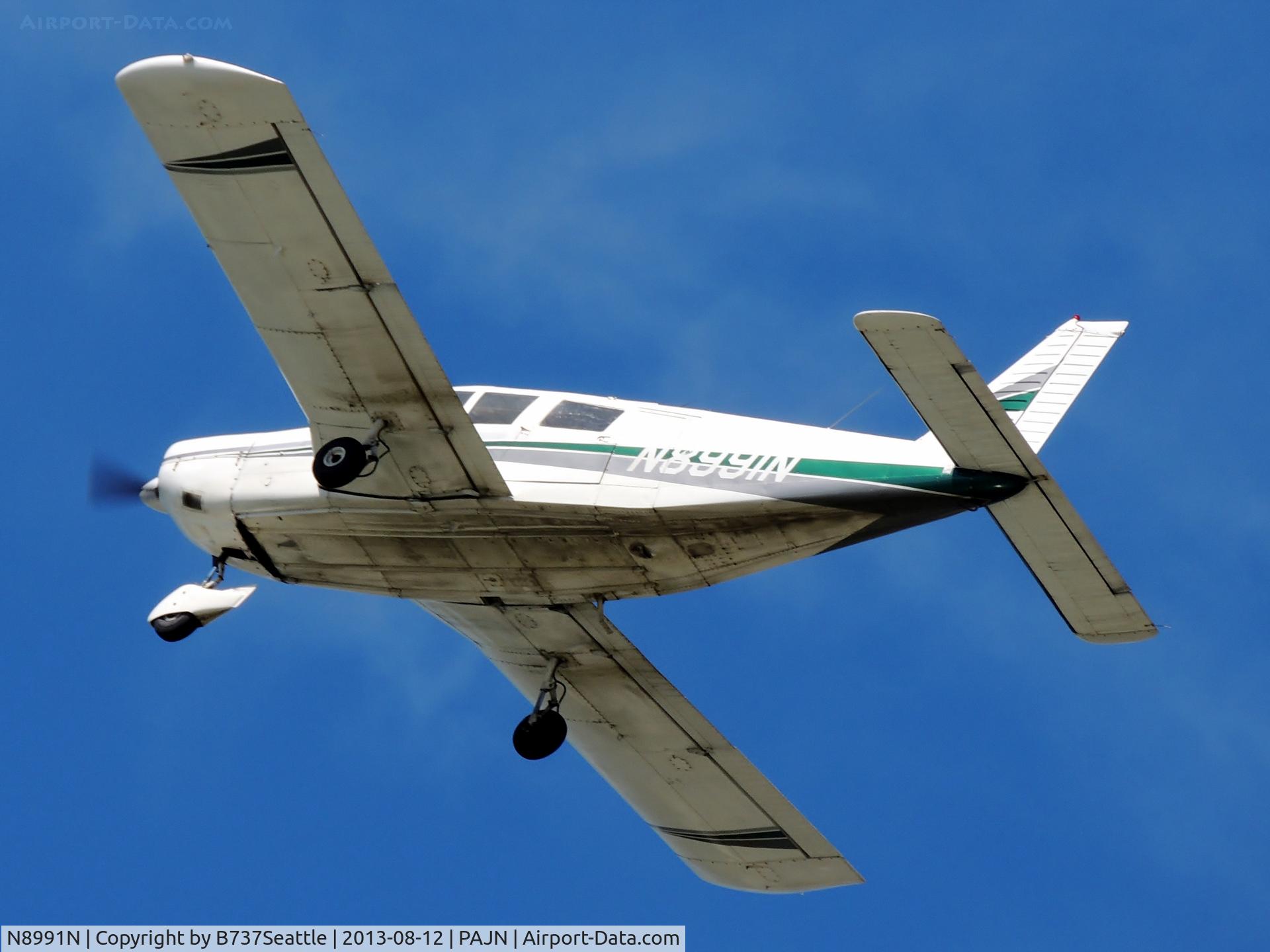 N8991N, 1969 Piper PA-32-300 Cherokee Six Cherokee Six C/N 32-40874, Departing PAJN.
