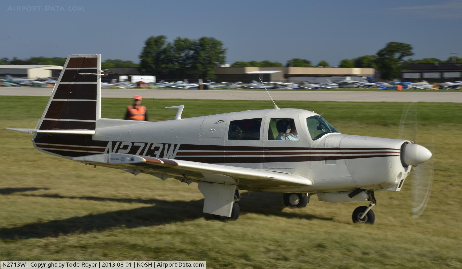 N2713W, 1966 Mooney M20C Ranger C/N 3334, Airventure  2013