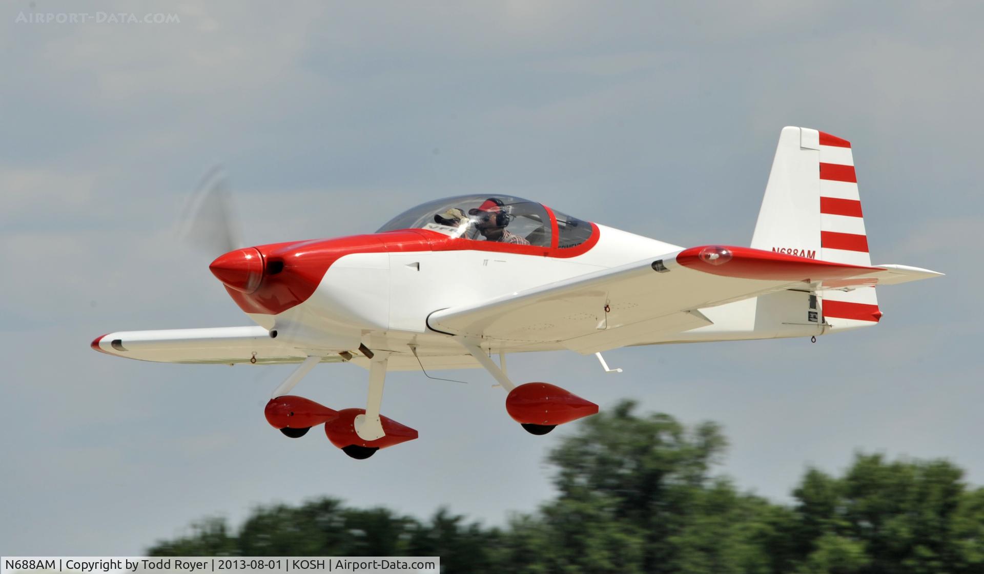 N688AM, 2008 Vans RV-7A C/N 71570, Airventure 2013