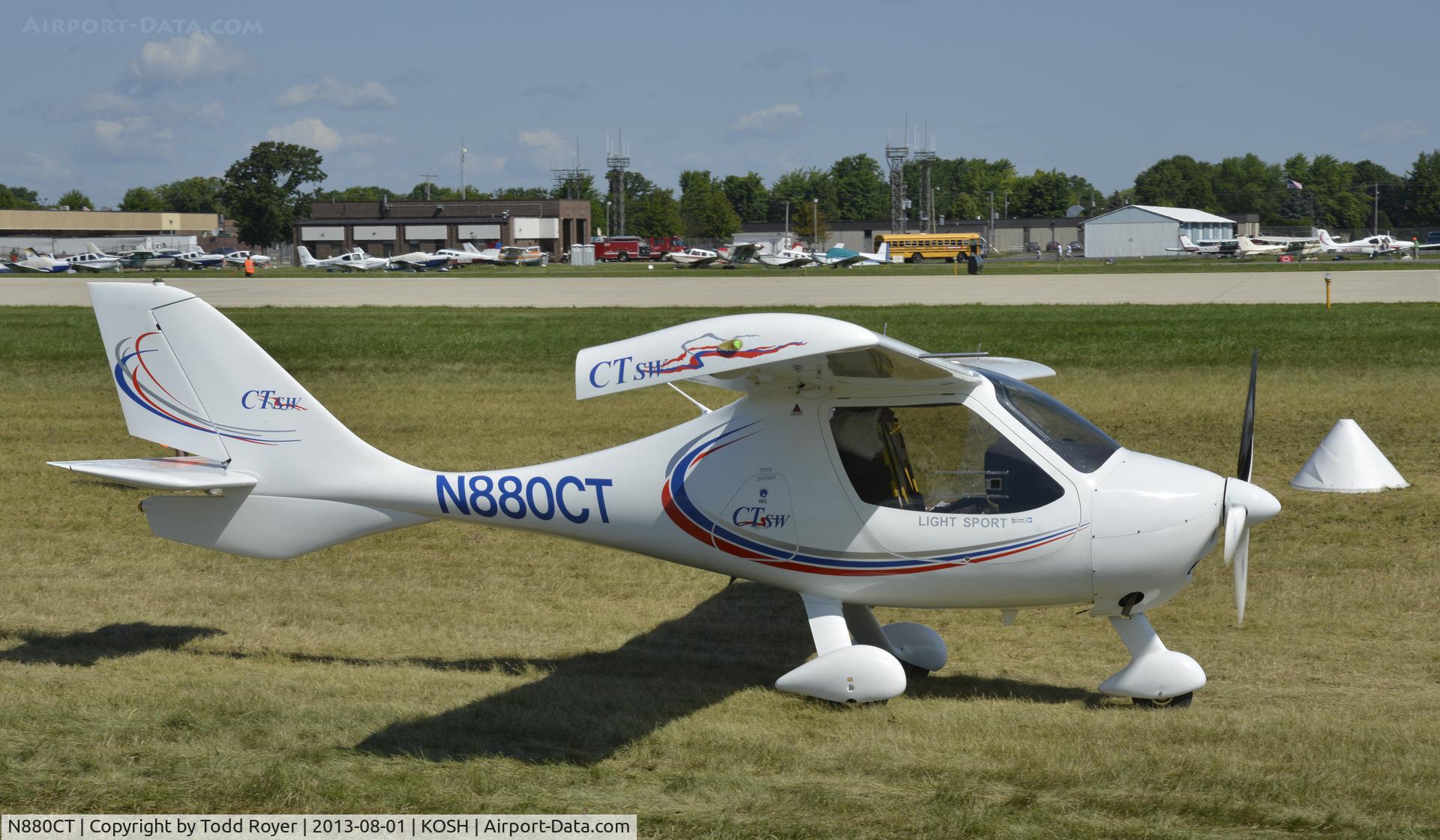 N880CT, 2007 Flight Design CTSW C/N 07-06-08, Airventure 2013