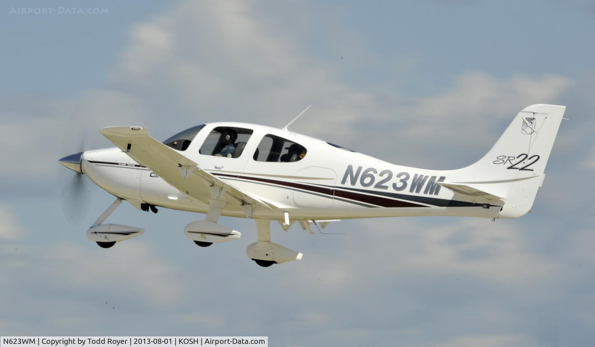 N623WM, 2002 Cirrus SR22 C/N 0208, Airventure 2013