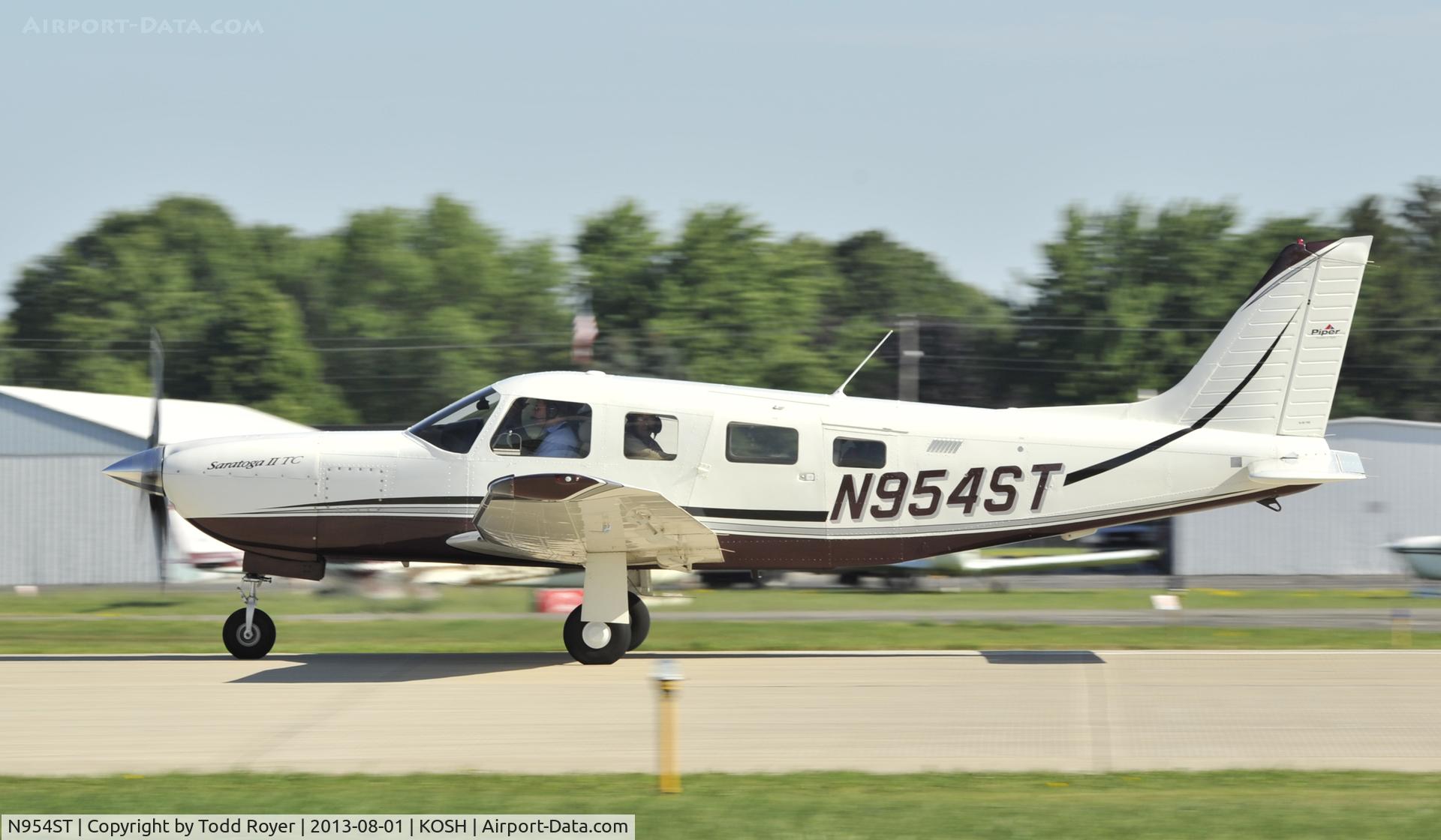 N954ST, 2007 Piper PA-32R-301T Turbo Saratoga C/N 3257455, Airventure 2013
