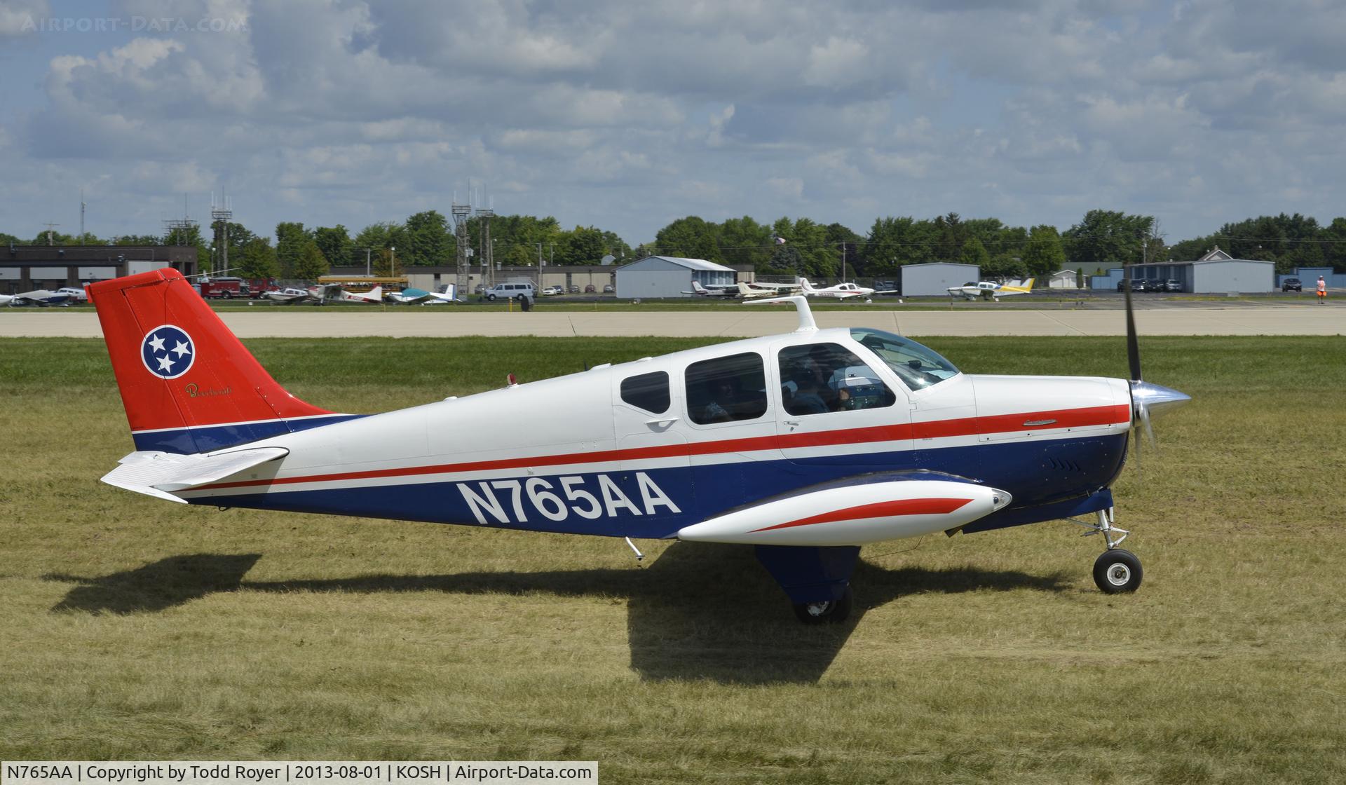 N765AA, 1959 Beech 35-33 Debonair C/N CD-10, Airventure 2013