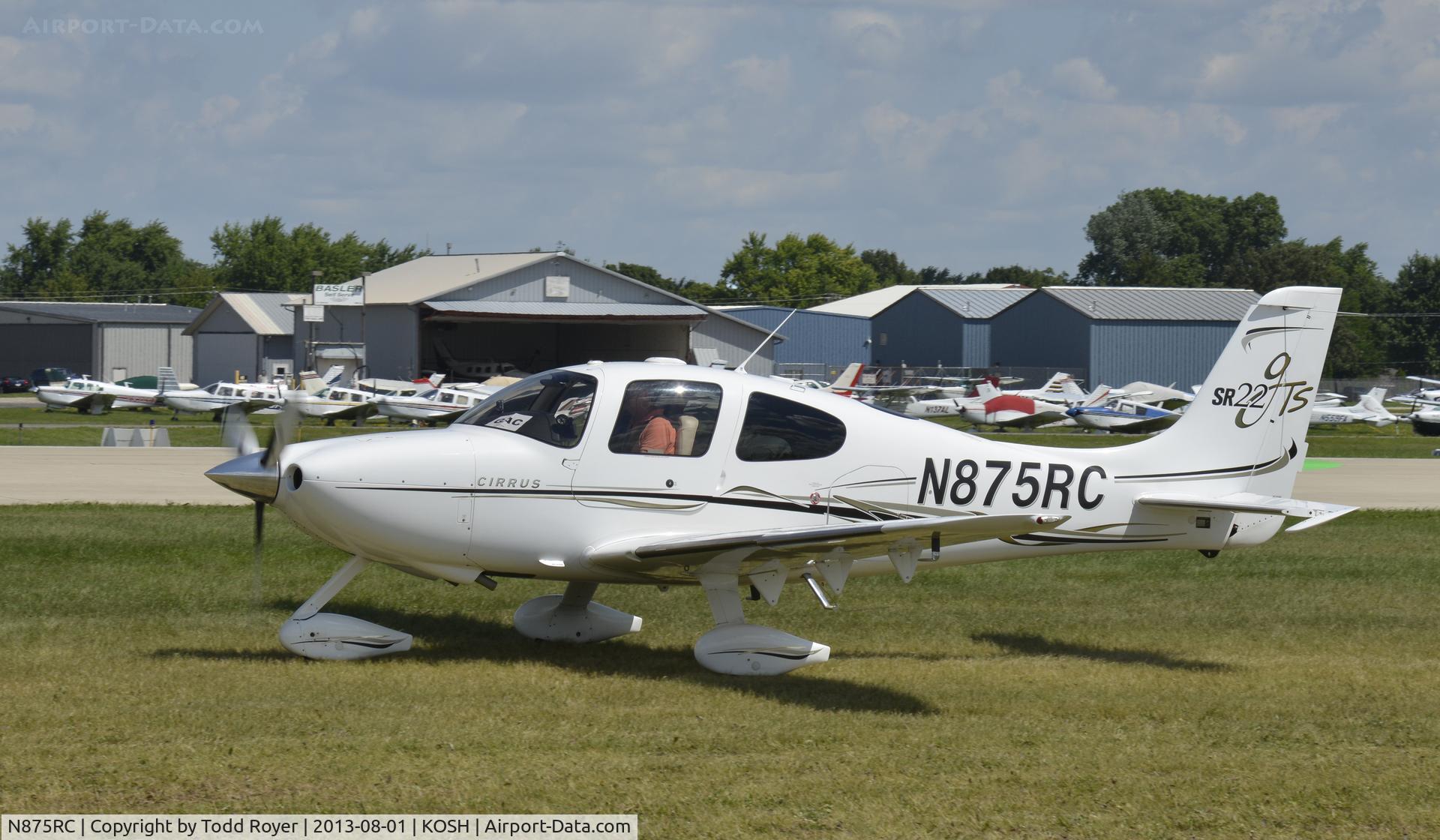 N875RC, 2005 Cirrus SR22 GTS C/N 1692, Airventure 2013