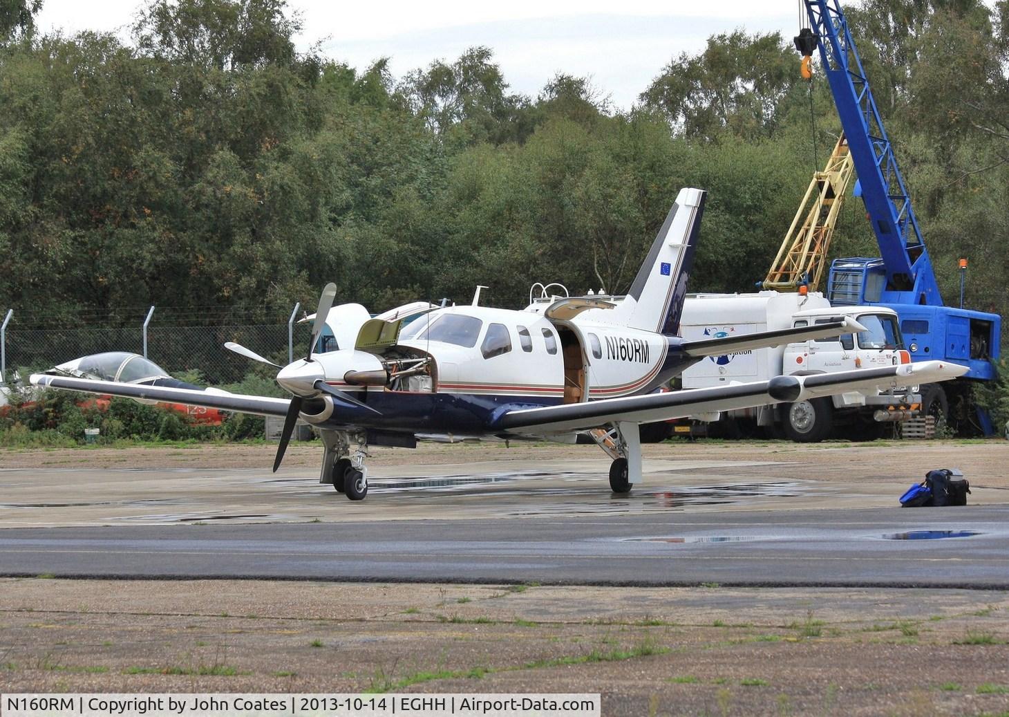 N160RM, 1992 Socata TBM-700 C/N 0063, Receiving attention at DS Worldwide