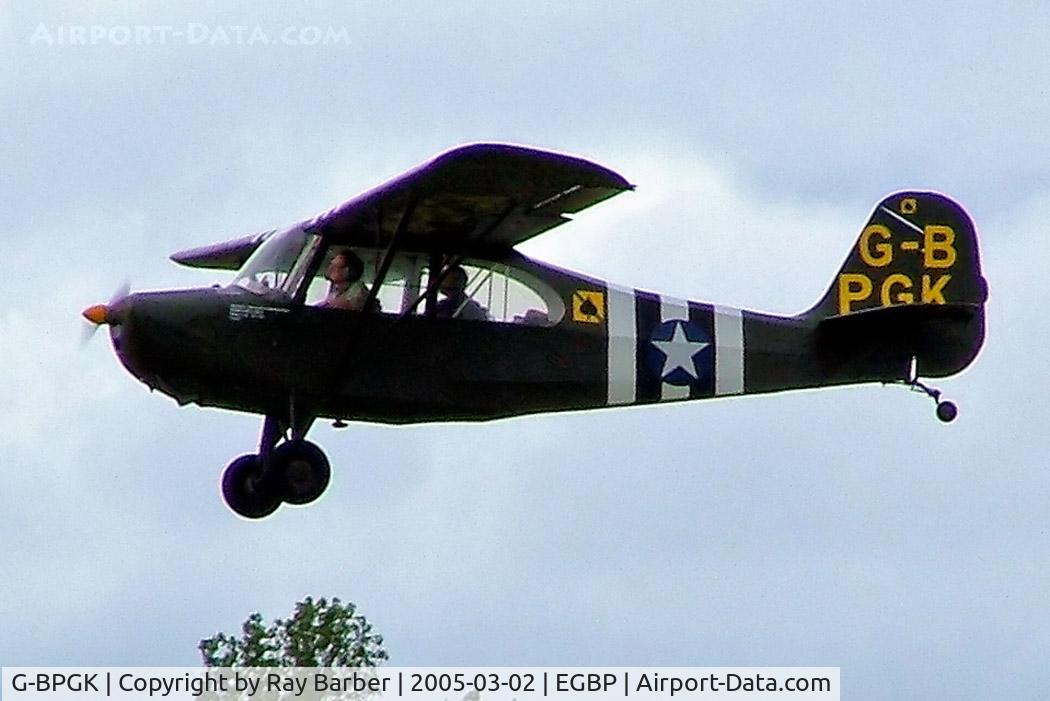 G-BPGK, 1956 Aeronca 7AC Champion C/N 7AC-7187, Aeronca 7AC Champion [7AC-7187] Kemble~G 02/07/2005.