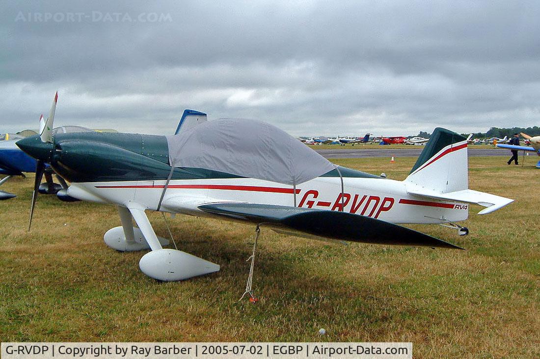 G-RVDP, 2004 Vans RV-4 C/N PFA 181-13416, Van's RV-4 [PFA 181-13416] Kemble~G 02/07/2005