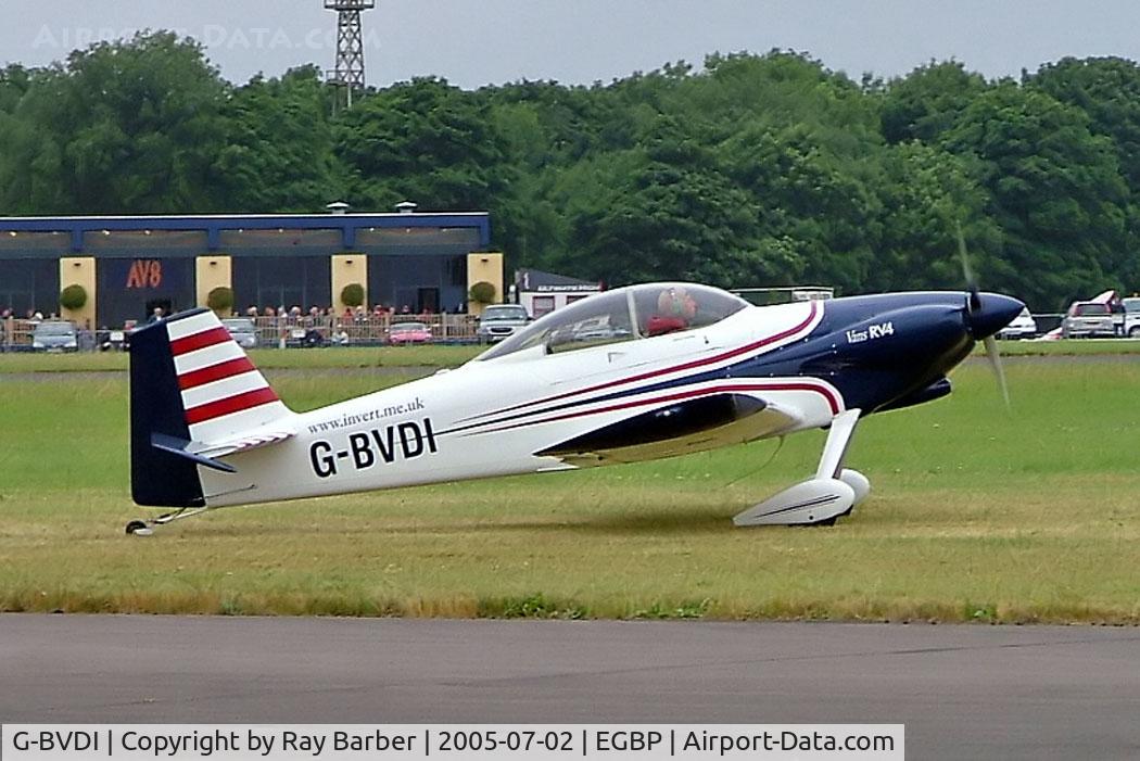 G-BVDI, 1992 Vans RV-4 C/N 2058, Van's RV-4 [2058] Kemble~G 02/07/2005