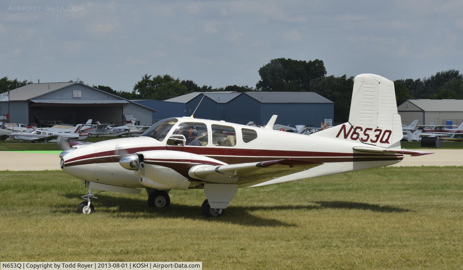 N653Q, 1959 Beech 95 C/N TD-201, Airventure 2013